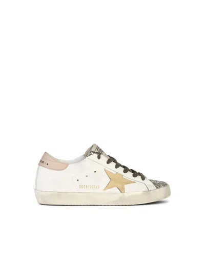 Golden Goose White Leather Sneakers Woman