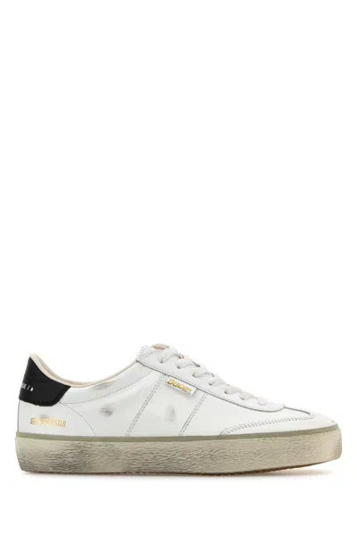 Golden Goose Deluxe Brand Men White Leather Soul Star Sneakers In Multi