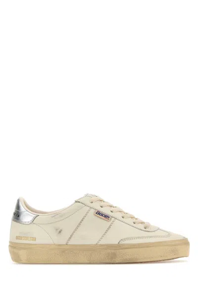 Golden Goose White Leather Soul Star Sneakers