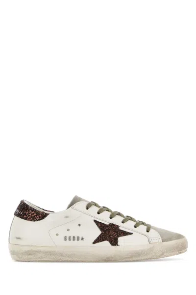 Golden Goose Deluxe Brand Women Super Star Leather Sneakers In Neutral