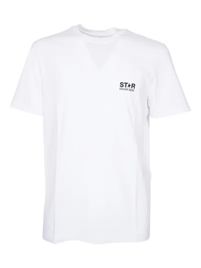 Golden Goose White Logo-print Short-sleeve T-shirt
