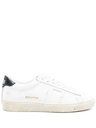 GOLDEN GOOSE WHITE LOGO SNEAKERS