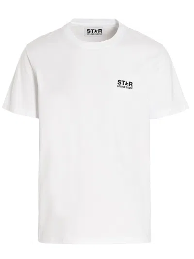 GOLDEN GOOSE WHITE LOGO T-SHIRT