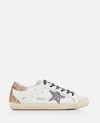 Golden Goose Women Super-star Sneakers With Glitter Star In White
