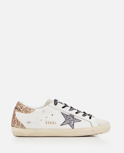GOLDEN GOOSE WHITE LOW TOP SNEAKERS