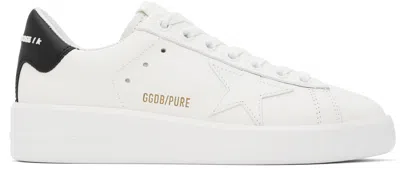 GOLDEN GOOSE WHITE PURESTAR SNEAKERS