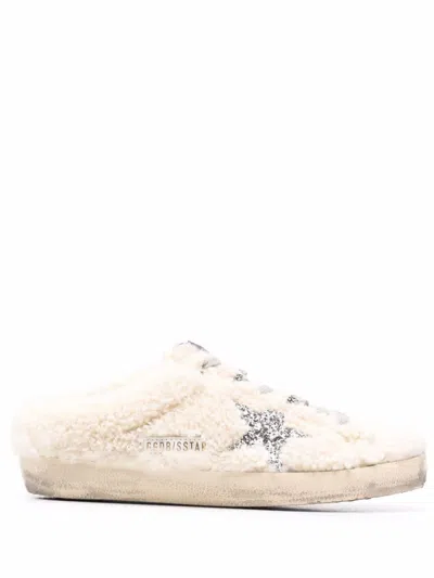 Golden Goose White Round Toe Sneakers