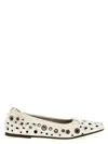 Golden Goose 'amy' Ballet Flats Featuring Metal Eyelets In Yellow