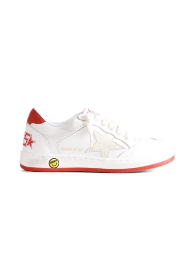 GOLDEN GOOSE WHITE SNEAKERS FOR KIDS WITH STAR