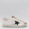 Golden Goose Superstar Sneakers In Milk/pink/dark Blue