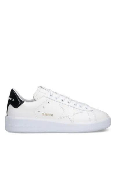 GOLDEN GOOSE GOLDEN GOOSE WHITE SNEAKERS WITH ICONIC STAR LOGO