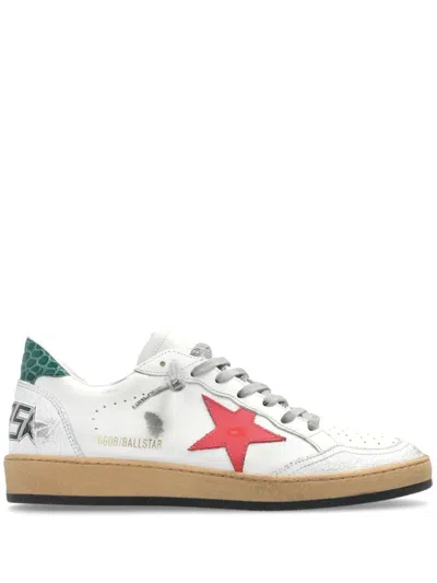 Golden Goose Women's "ball Star" Sneakers In White