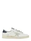 Golden Goose Men White Sneakers With Star Detail In Leather Man