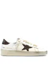Golden Goose White Stardan Leather Sneakers In White