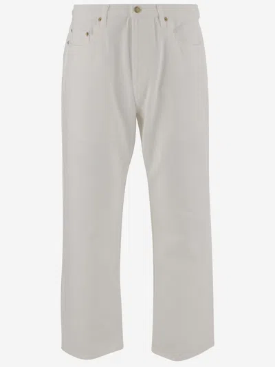 Golden Goose White Straight Fit Jeans