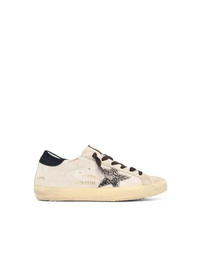 Golden Goose White Super Star Leather Sneakers