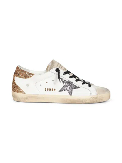 GOLDEN GOOSE WHITE SUPER-STAR SNEAKERS