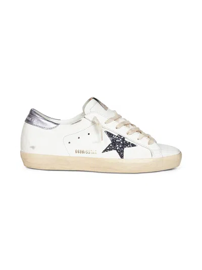 Golden Goose Women White Super-star Sneakers In Multi