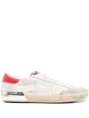 Golden Goose Round Toe Low-top Sneakers In White