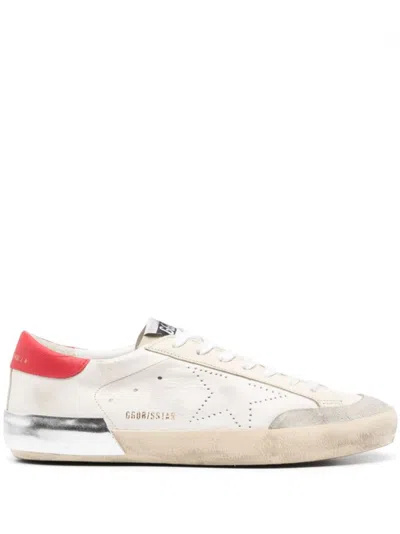 GOLDEN GOOSE WHITE SUPER STAR SNEAKERS
