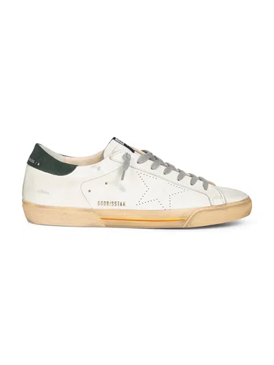 GOLDEN GOOSE WHITE SUPER-STAR SNEAKERS