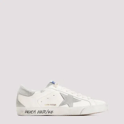 Golden Goose White Superstar Leather Sneakers