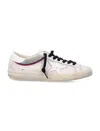 Golden Goose Multicolor Leather Super Star Sneakers In White