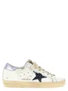 Golden Goose Sneakers Super Star White/black/wisteria In White