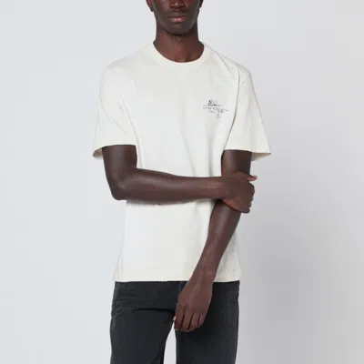 Golden Goose White Vintage-effect Cotton T-shirt