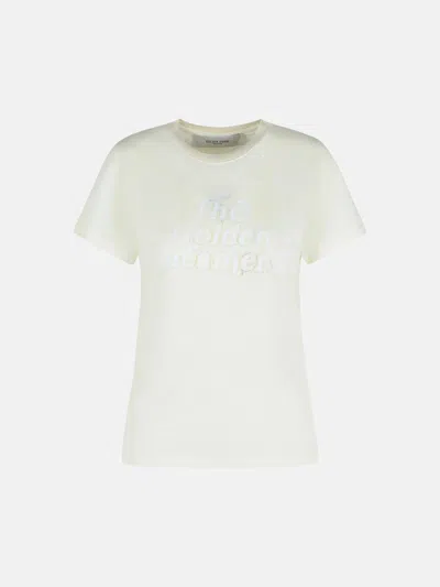 Golden Goose White Viscose Blend T-shirt