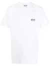 Golden Goose Logo Print Cotton T-shirt In White