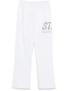 Golden Goose Unisex Wide Track Pants In White