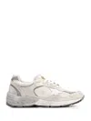 GOLDEN GOOSE WHITE/GREY DAD-STAR SNEAKERS