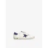 Golden Goose Old School Leather Trainers 6-8 Years In White