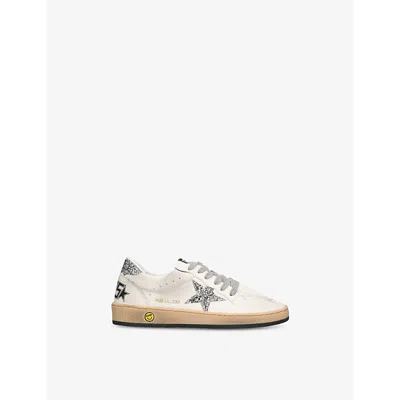 Golden Goose White/oth Kids' Ballstar Leather Low-top Trainers Eur 31 / 12.5 Uk