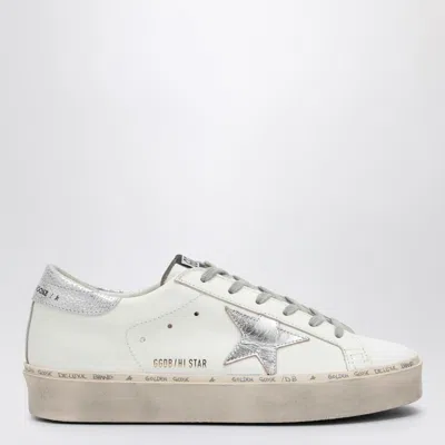 Golden Goose White/silver Hi-star Sneakers