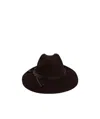 Golden Goose Wide-brim Fedora In Black