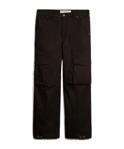 Golden Goose Wide-leg Casual Pants In Black
