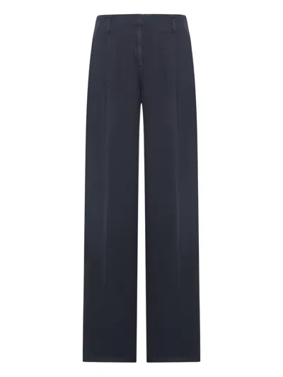 Golden Goose Deluxe Brand Women Black Cotton Denim Trousers With Lived-in Treatment