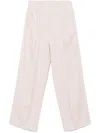 Golden Goose Flavia Wool Tailored Trousers In Pink
