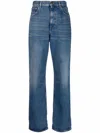 Golden Goose Kim Wide-leg Jeans Clothing In Blue