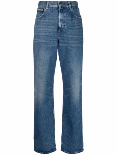 GOLDEN GOOSE WIDE LEG JEANS
