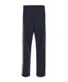 Golden Goose Wide-leg Jersey Trousers In Black