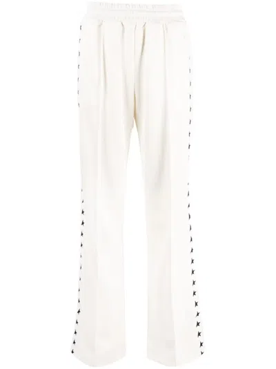 Golden Goose Wide-leg Joggers With Star Motifs