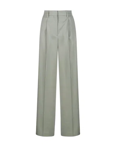 Golden Goose Wide Leg Pant Naomi In Green
