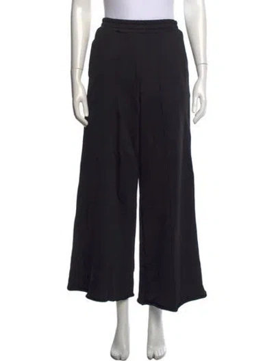 Pre-owned Golden Goose Wide Leg Pants In Black