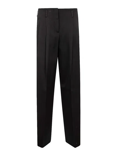 Golden Goose Wide Leg Pants In Negro