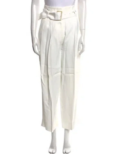 Pre-owned Golden Goose Wide Leg Pants In White