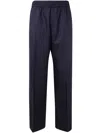 Golden Goose Journey Ms Wide Jogging Pant Pinstripe Vw In Blue