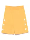 Golden Goose Wide-leg Shorts In Orange